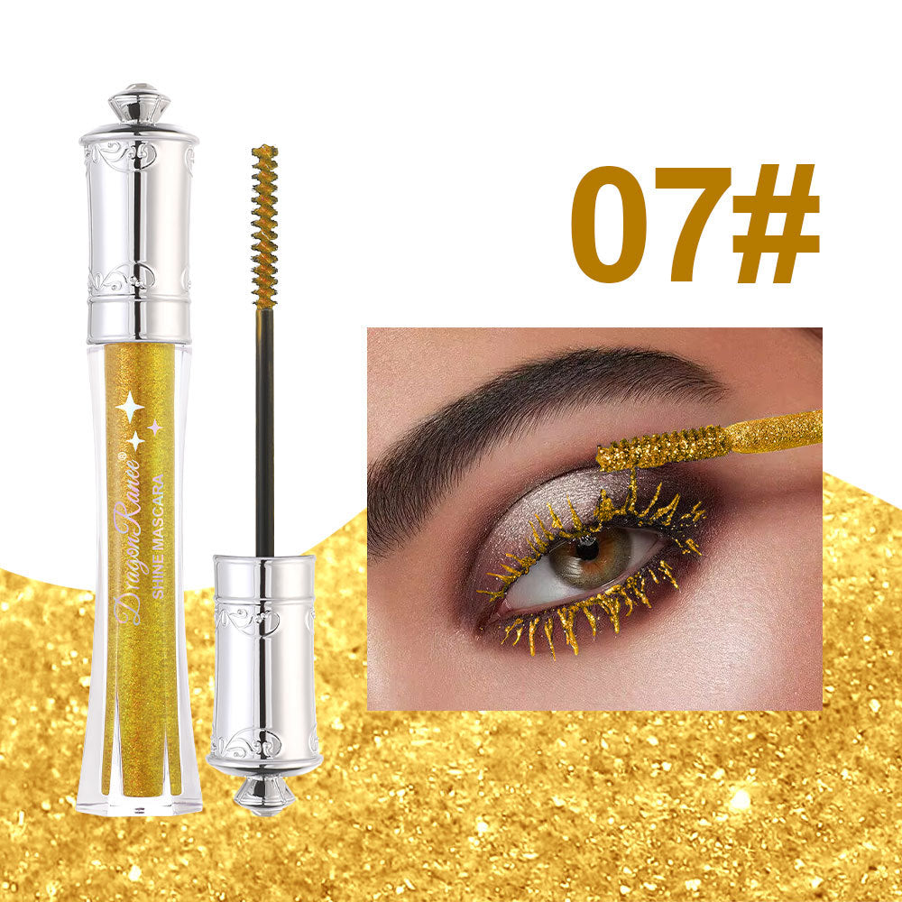 ✨Glitterfärgad mascara - Långvarig, kladdar inte, perfekt för fester och cosplay