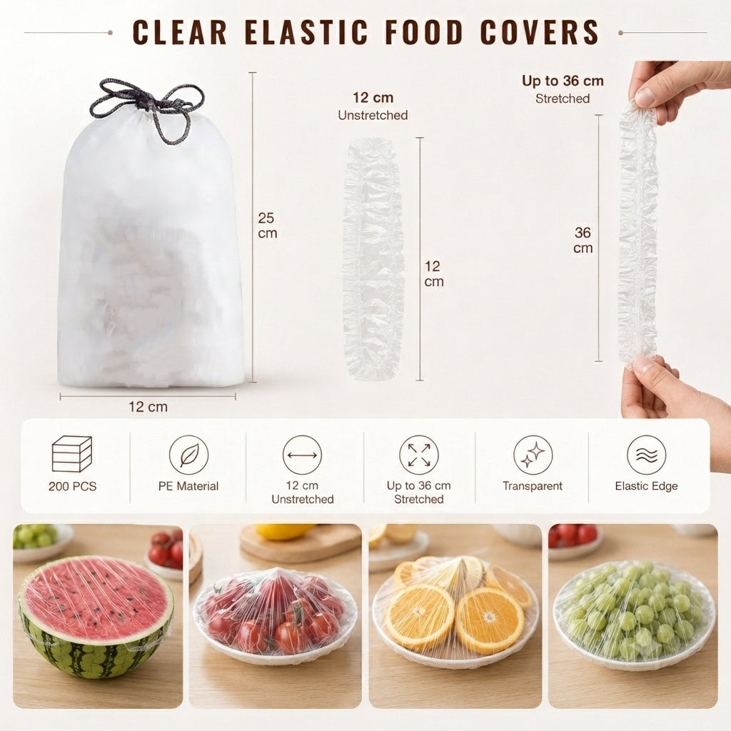 đ„EngĂ„ngsmatöverdrag av livsmedelsgodkĂ€nd, töjbar plast för skĂ„lar och tallrika
