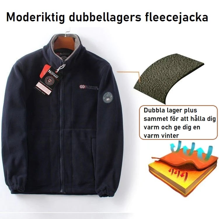 đ
De bĂ€sta julklapparnađ - Dubbellagers fleecejacka