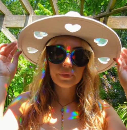 Sista dagen 50% rabattđ„Suncatcher Cowgirl Halm Prisma Hatt