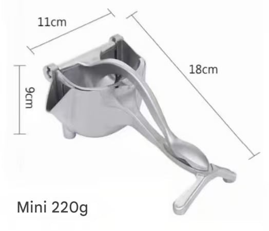 Handpressad juicepress â Juicepress av vĂ€tgaslegeringđč