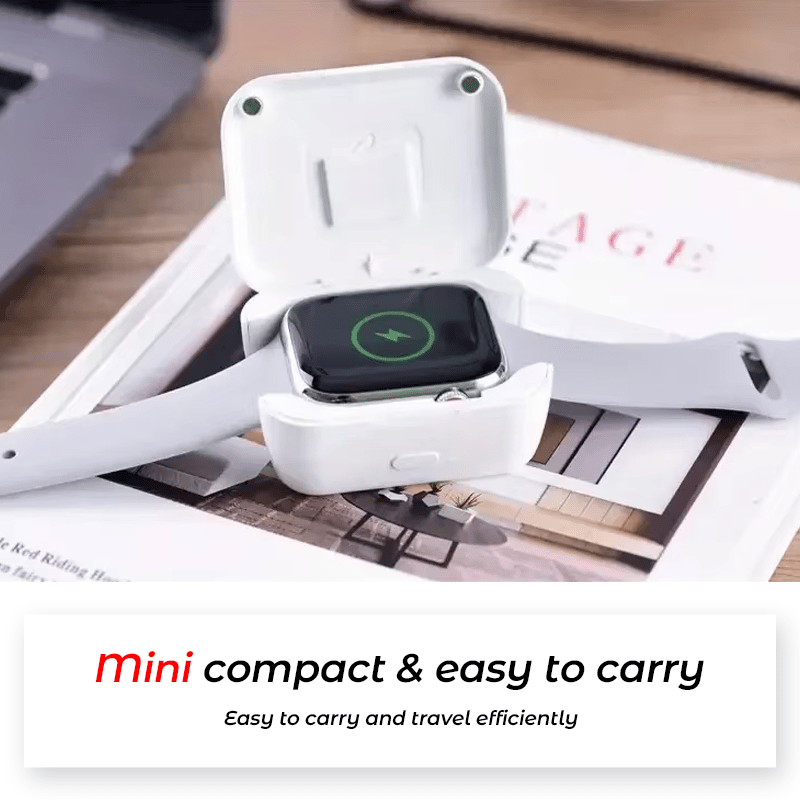 đ„Superrabatt! 49% rabatt! â BĂ€rbar trĂ„dlös powerbank för smartklocka