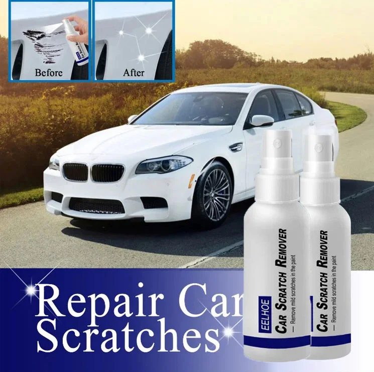 đ„Spray för reparation av repor i bilens lackđLĂ€mplig för alla fĂ€rger pĂ„ bilens lack