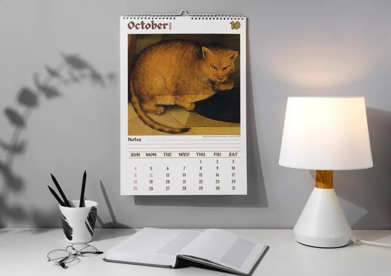 đ„Sista dagen 49 % RABATT - đșđ
Weird Cats in Renaissance 2026 VĂ€ggkalender â 12 mĂ„nader med konstnĂ€rlig kattig humor! âšđš