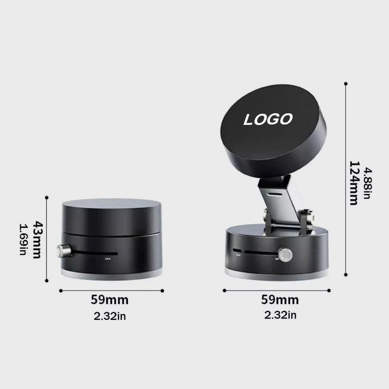 Magnetisk telefonstativ med vakuumsug