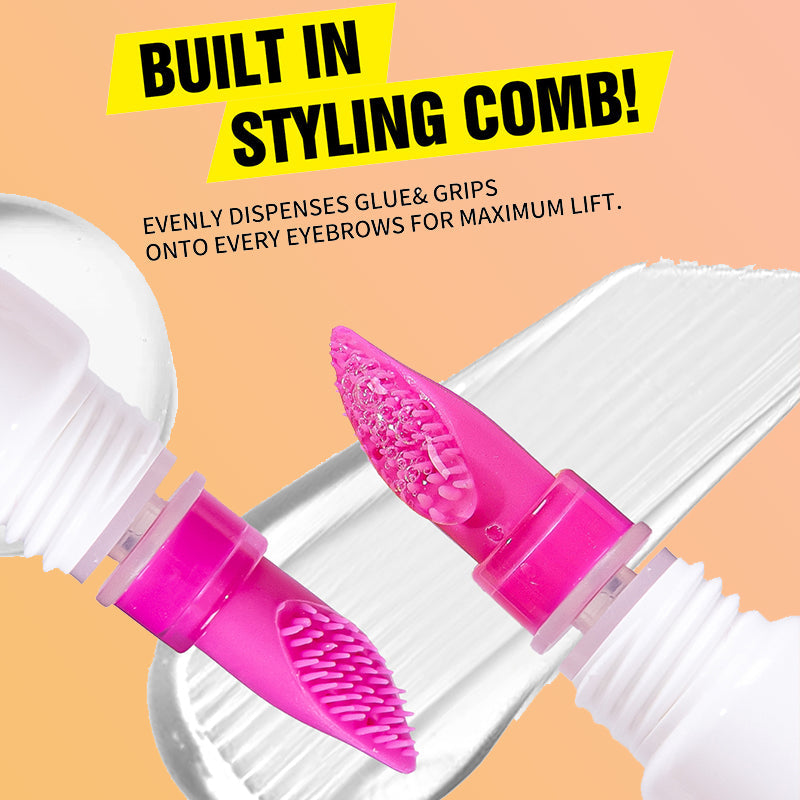 ✨👁️ Clear Brow Sculpting Gel – 24 timmars hållbarhet, inga flingor, osynlig lyftning och fluffiga ögonbryn! ✨💎