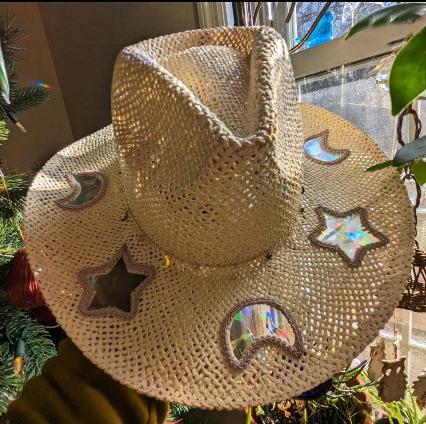 Sista dagen 50% rabattđ„Suncatcher Cowgirl Halm Prisma Hatt