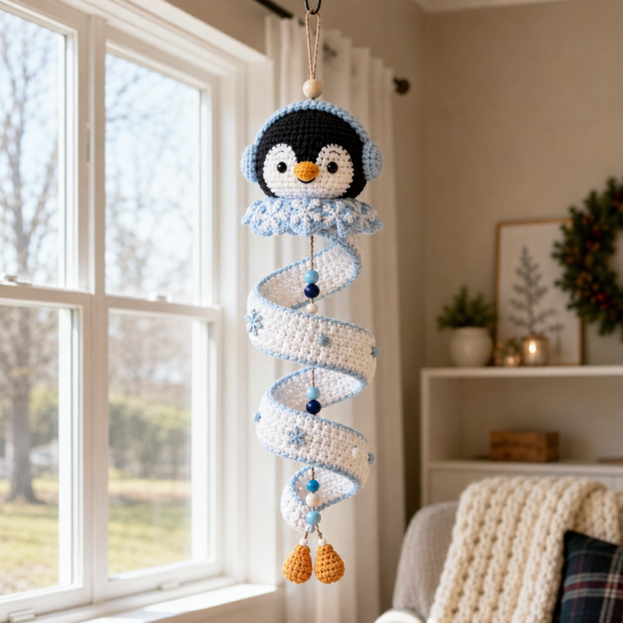☃️Sista dagen med 50 % rabatt – Sätt igång och virka en snögubbe i spiralform