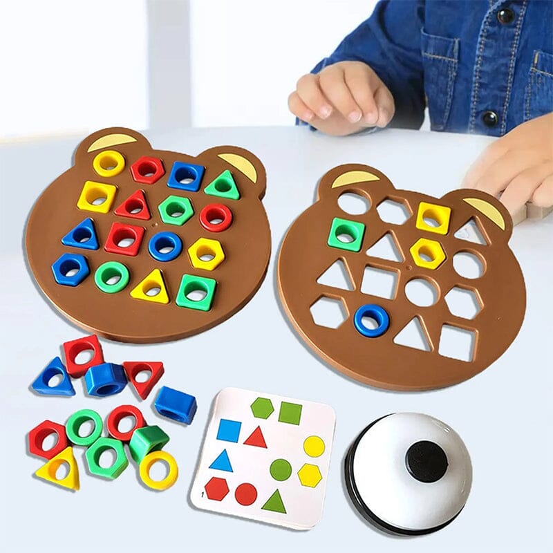 Familjefestspel - Spel för att matcha former