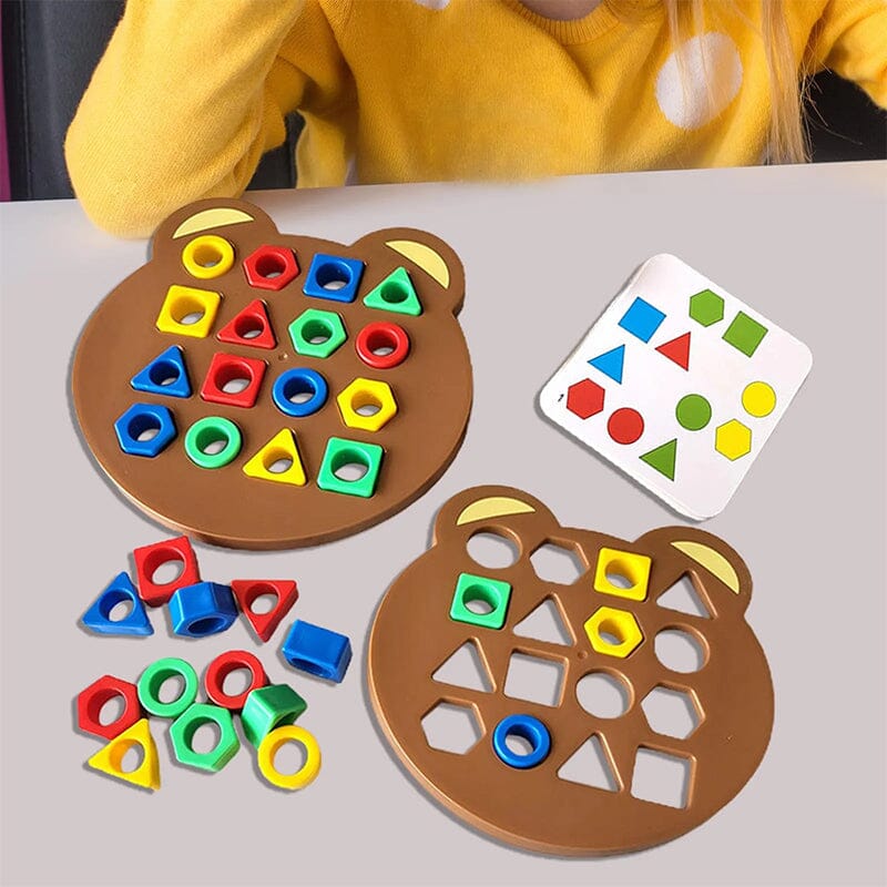 Familjefestspel - Spel för att matcha former