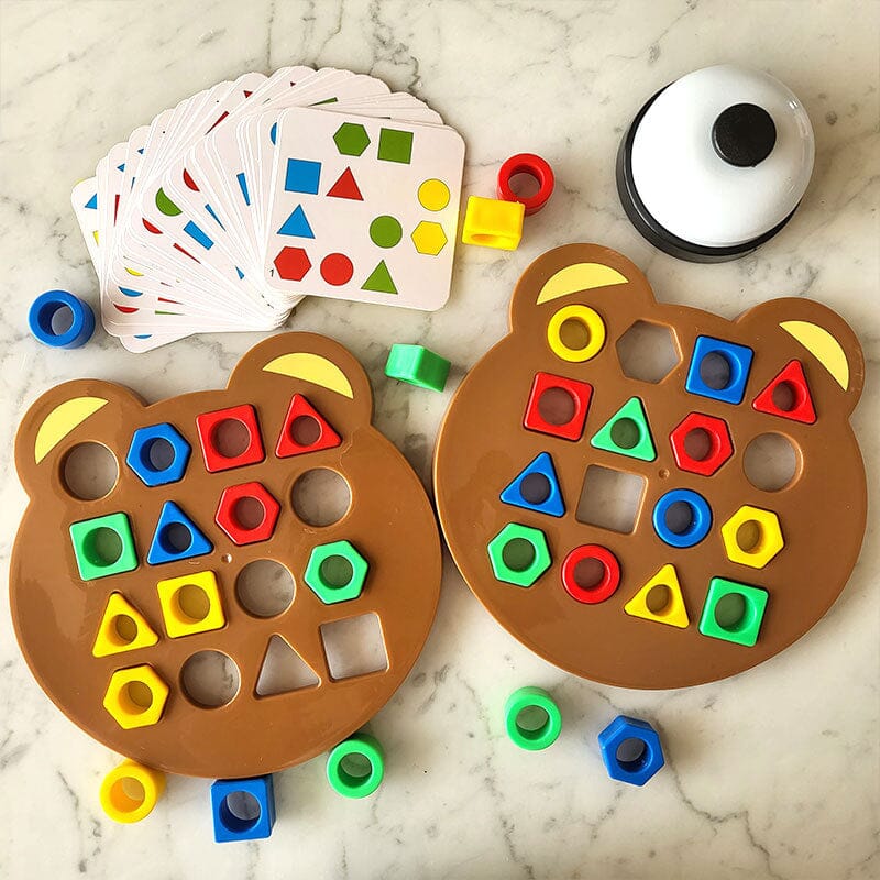 Familjefestspel - Spel för att matcha former