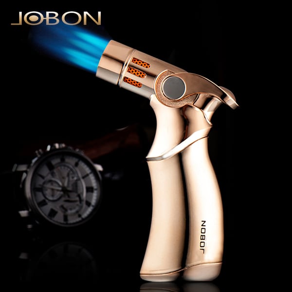 🎉50% rabatt 🎅 Vindtät rak ficklampa Blue Flame Lighter