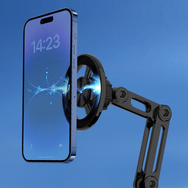 đ360° MAGNETISK ROTERANDE METALL BILTELEFONHĂ
LLARE