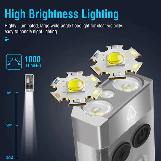 V10 Mini Portabel Ficklampa