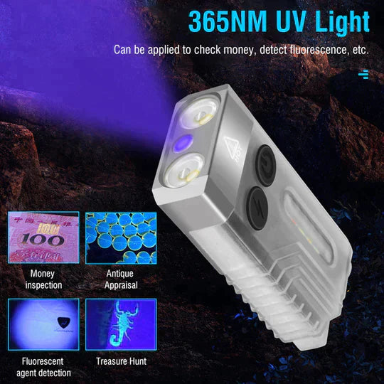 V10 Mini Portabel Ficklampa