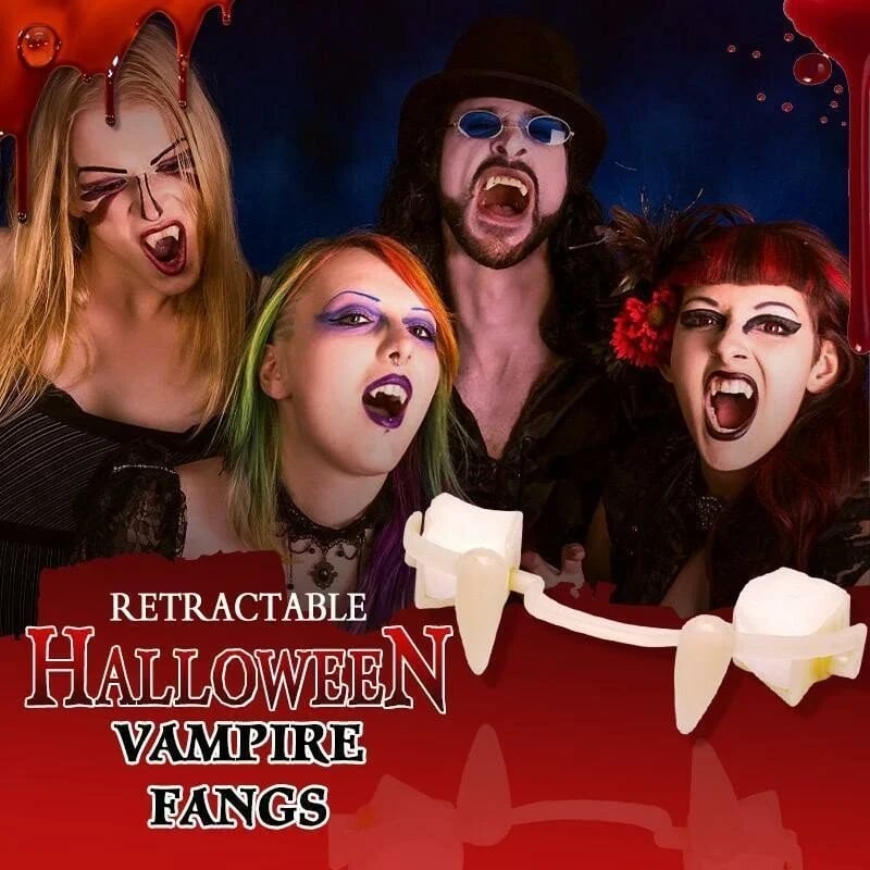 đFörsta Halloween 51% OFF - Uttagbar Halloween Vampyr Fangsđ§ââïž