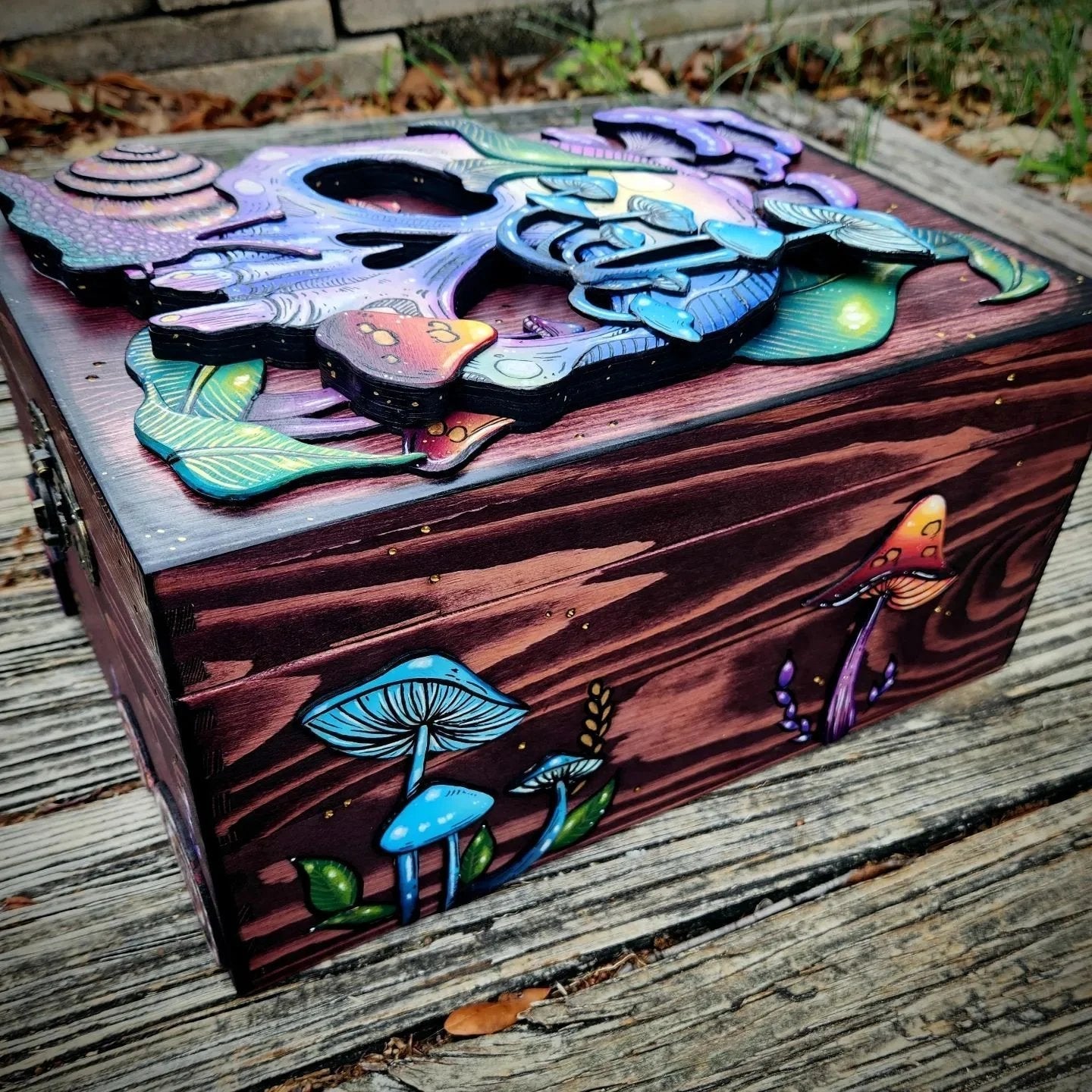đ„Sista dagen 50 % RABATTđ„2023 ArchitecturmÂź Skull and Nature Hidden Key Box