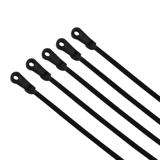 Kabelband med skruvhål