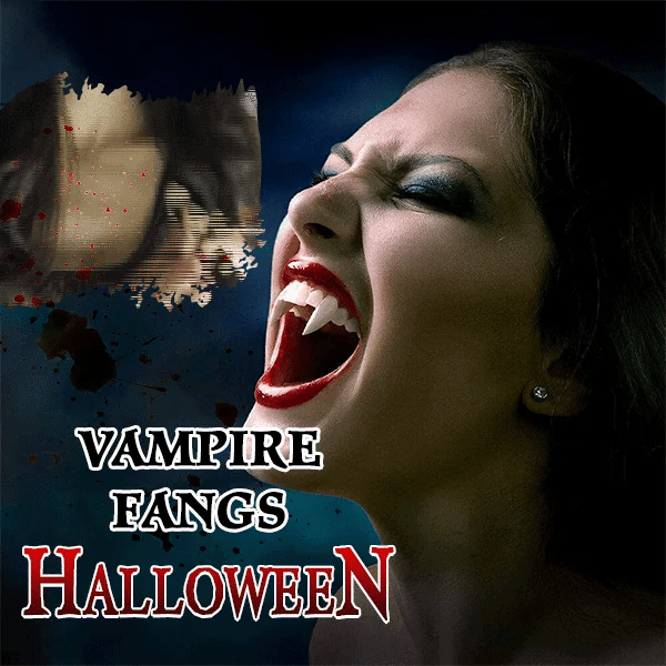 đFörsta Halloween 51% OFF - Uttagbar Halloween Vampyr Fangsđ§ââïž