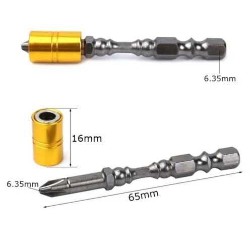 đ„5 bitars uppsĂ€ttning magnetiska skruvmejselbits