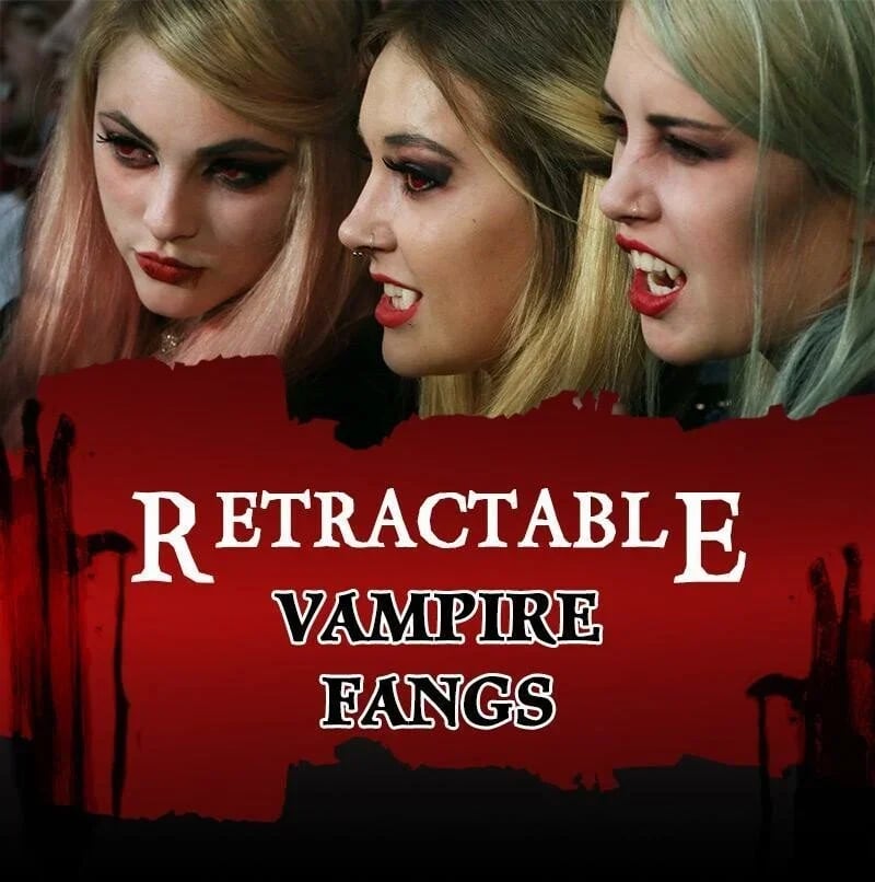 đFörsta Halloween 51% OFF - Uttagbar Halloween Vampyr Fangsđ§ââïž