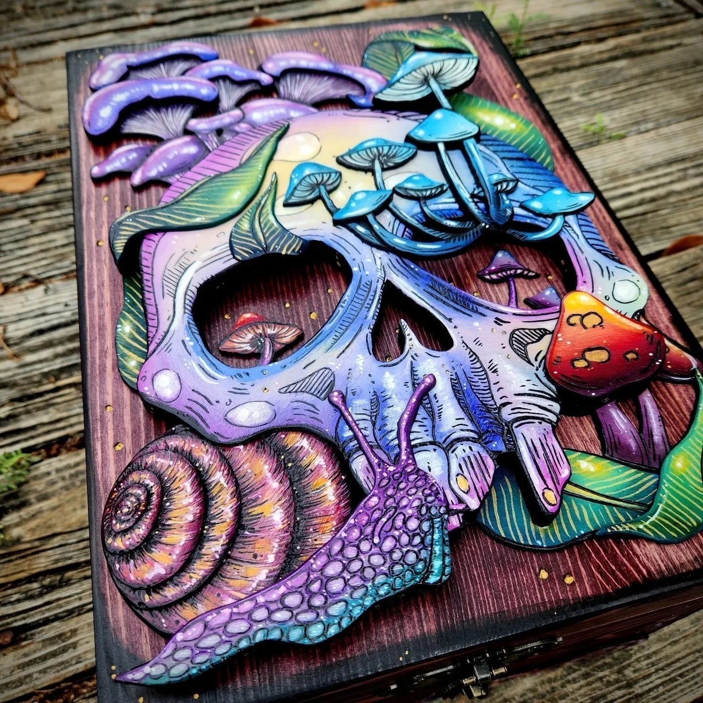đ„Sista dagen 50 % RABATTđ„2023 ArchitecturmÂź Skull and Nature Hidden Key Box