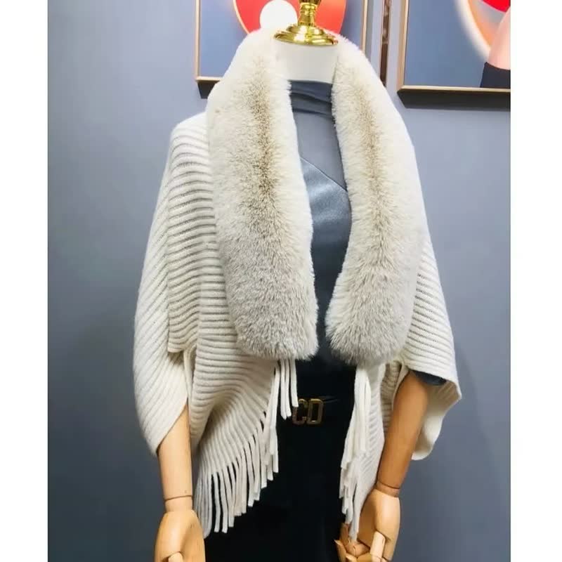 ✨SIST DAG 48% AVSLAG?Stricka tjocka lösa sjalar för kvinnor