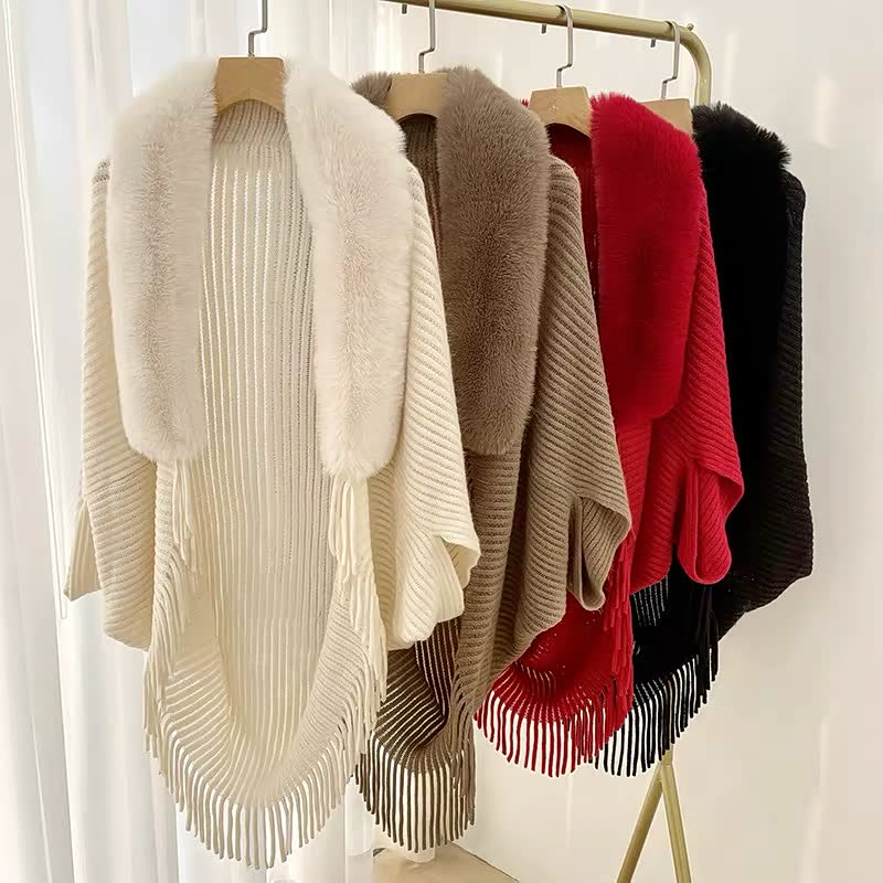 ✨SIST DAG 48% AVSLAG?Stricka tjocka lösa sjalar för kvinnor