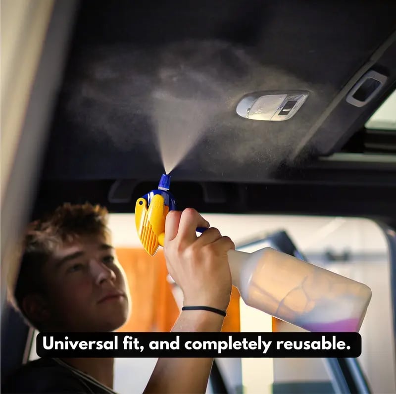 🔥SISTA DAGEN 50 % RABATT – 🌟💦 3-pack universell 360°-adapter för sprayflaskor