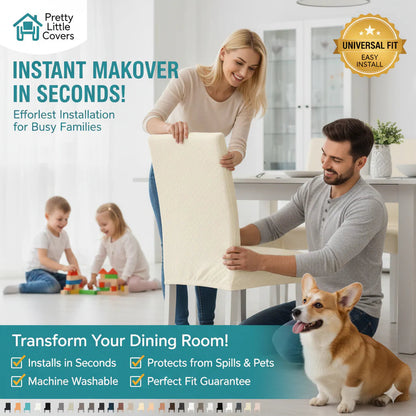 Snygga stolsöverdrag – ge dina gamla stolar ett lyft på nolltid!