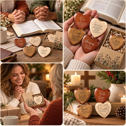 ✝️🎁 Kristet presentpaket med hjärtformade fickkort (12-pack）