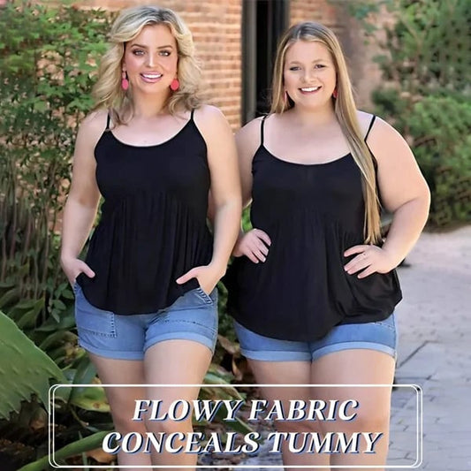 🏆Löst sittande linne med inbyggd behå