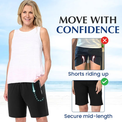 🔥Sista dagen 49% rabatt🔥Ice Silk Snabbtorkande Stretchshorts