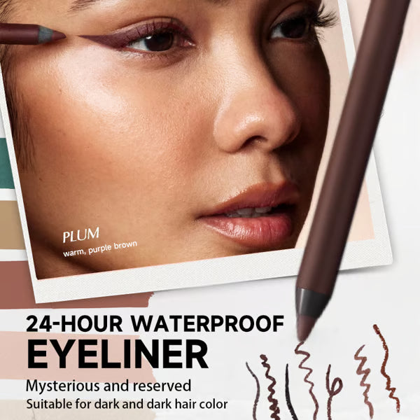 🔥Köp 1 få 1 gratis🔥Vattentålig och Långvarig Eyelinerpenna i Gelformula