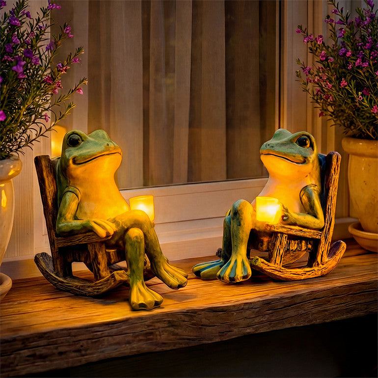 Den lysande trädgårdsgrodan