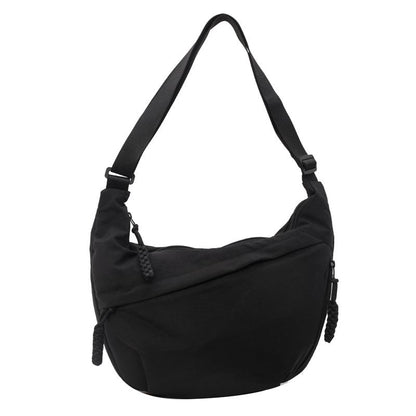 🏆5 000 sålda denna vecka!🔥Designer Direktförsäljning👜 Dammode Enfärgad Axelremsväska i Nylon