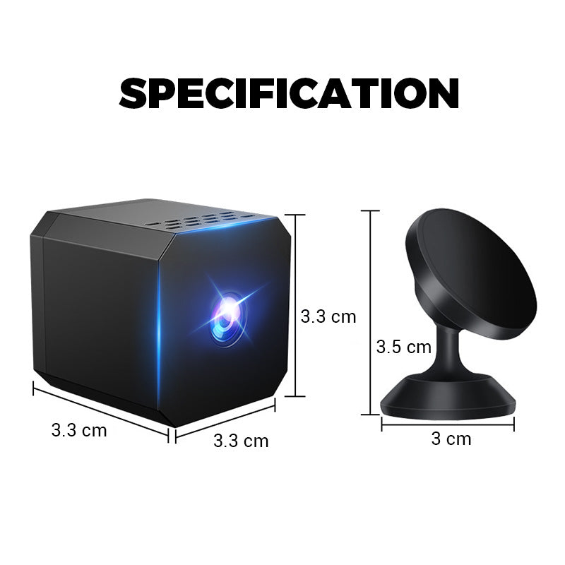 Mini Smart HD-övervakningskamera med nattseende