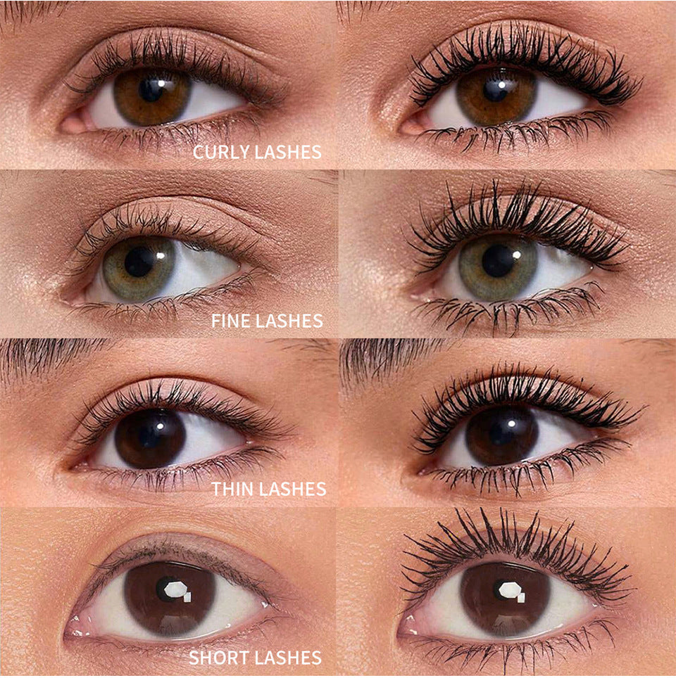 🤩Volumgivande mascara – Långvarig, Vattenfast, Kladdfri