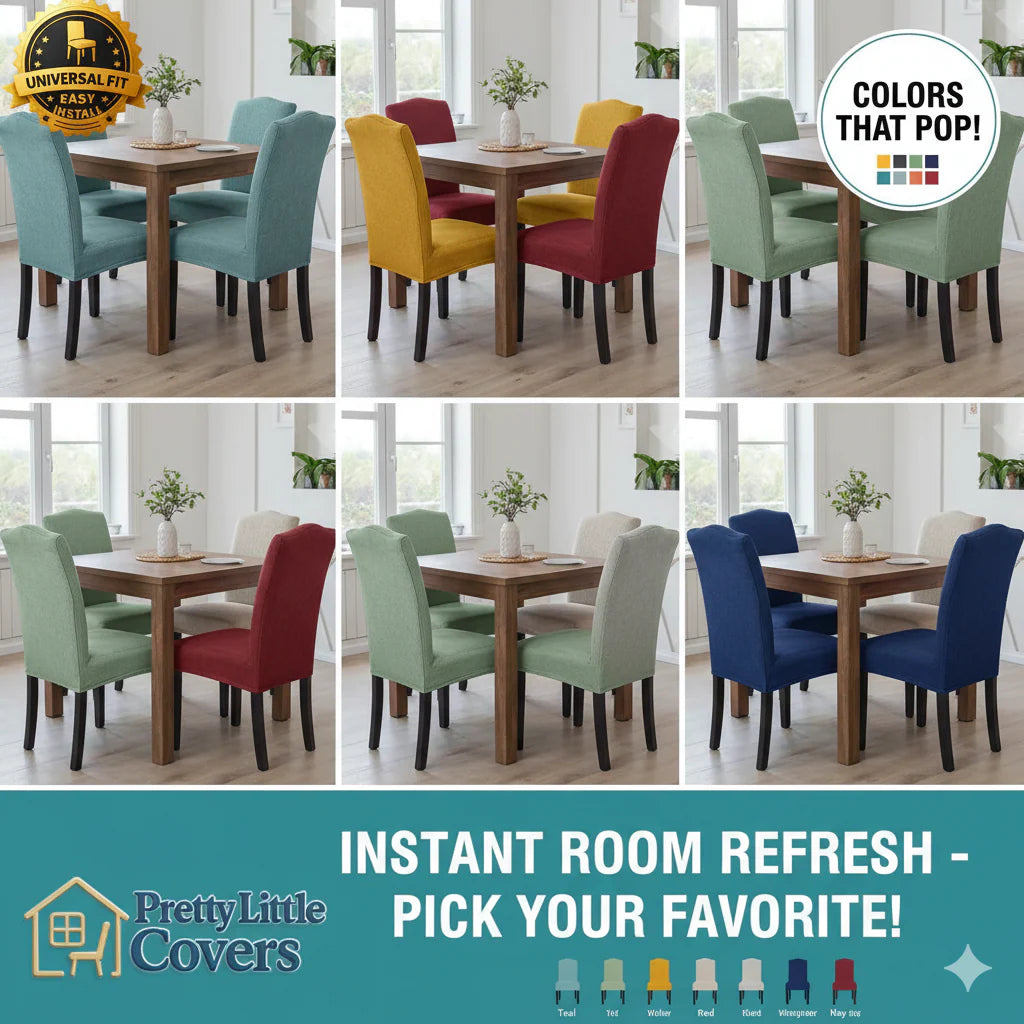 Snygga stolsöverdrag – ge dina gamla stolar ett lyft på nolltid!