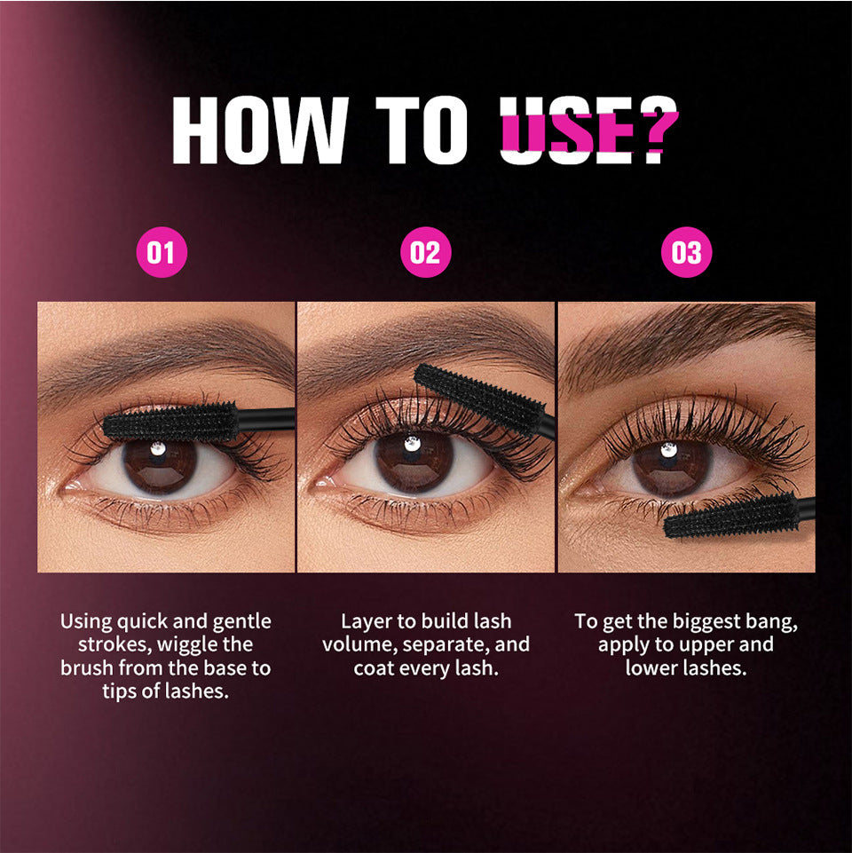 🤩Volumgivande mascara – Långvarig, Vattenfast, Kladdfri