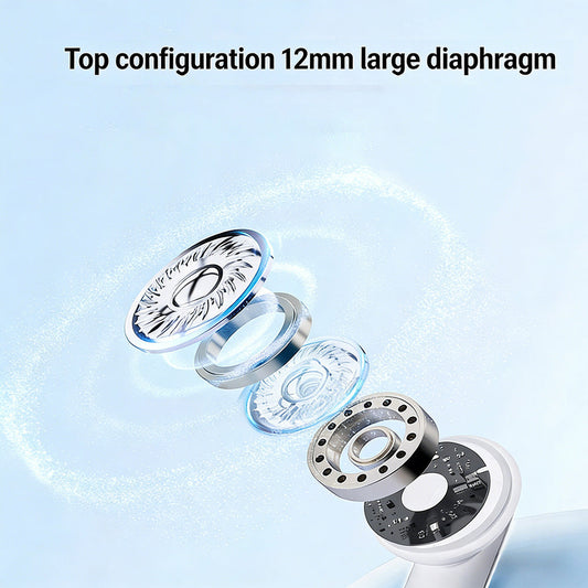 2-i-1-Bluetooth-hörlurar med öronbygel och öronproppar | 30 timmars speltid