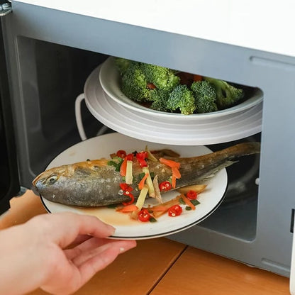 📢🍽️ 50% rabatt under en begränsad tid ⏰ Hopfällbar mikrovågsbricka