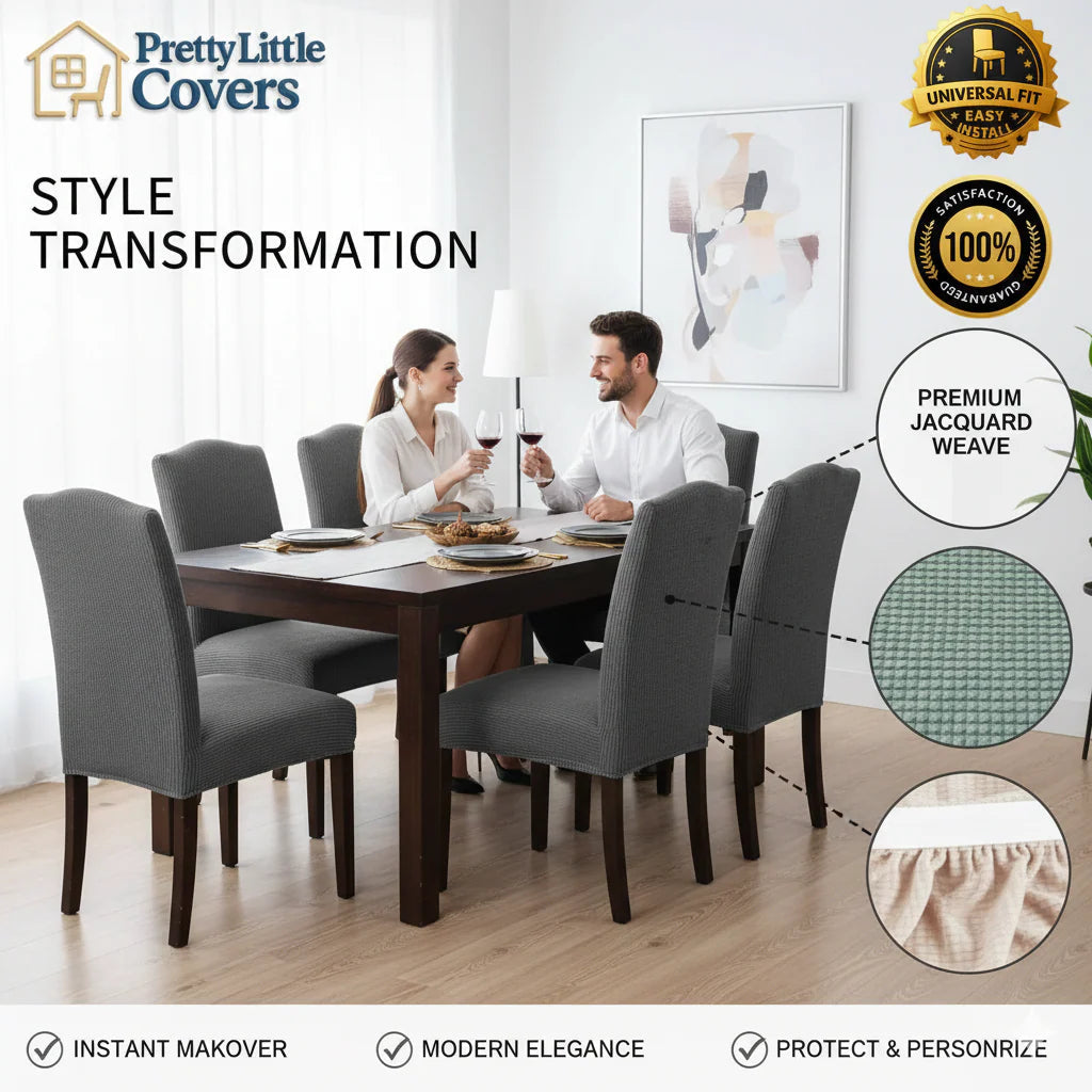 Snygga stolsöverdrag – ge dina gamla stolar ett lyft på nolltid!