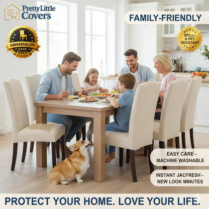 Snygga stolsöverdrag – ge dina gamla stolar ett lyft på nolltid!