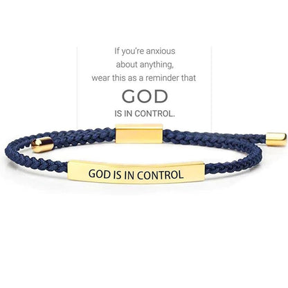 ✨📿 Vävt armband i rostfritt stål – motiverande och inspirerande armband med borttagbar tryck! ✨🦾