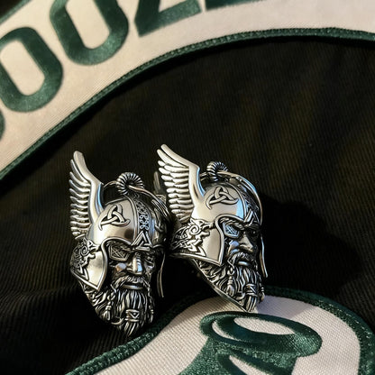 🛡️ Odin Vikinga-amulettnyckelring 🔔