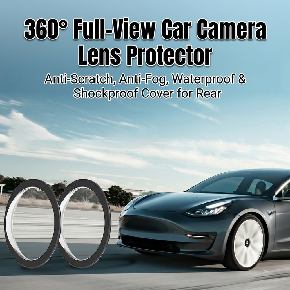 🚗 360° bilkameralinsskydd med fullständig vy