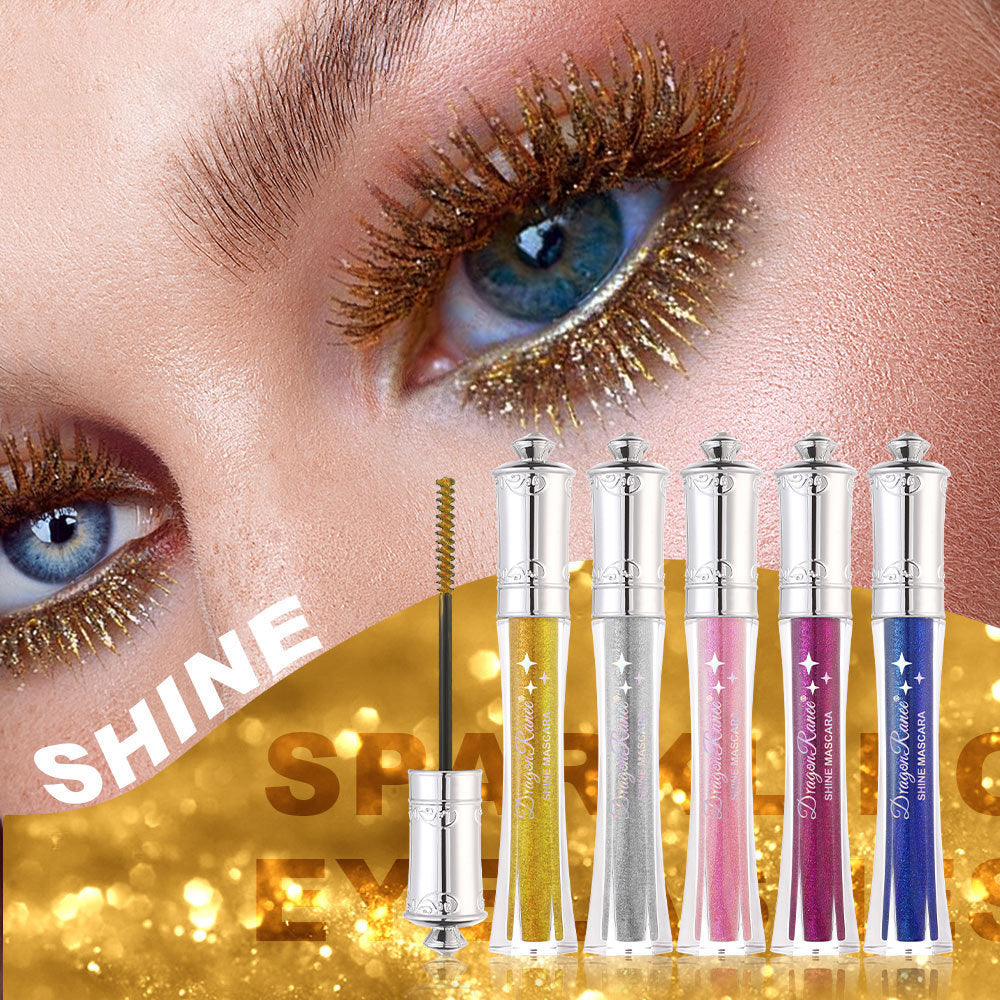 ✨Glitterfärgad mascara - Långvarig, kladdar inte, perfekt för fester och cosplay