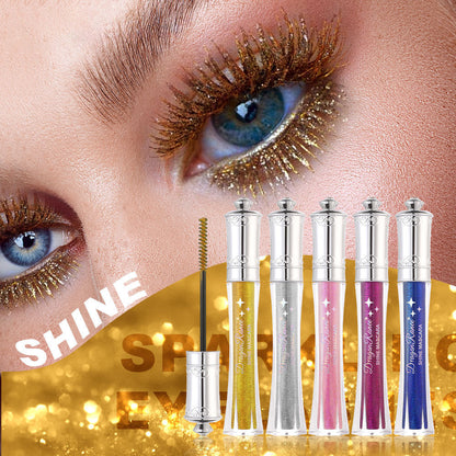 ✨Glitterfärgad mascara - Långvarig, kladdar inte, perfekt för fester och cosplay