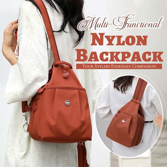 🎒 Multifunktionell ryggsäck i nylon · Din snygga följeslagare i vardagen